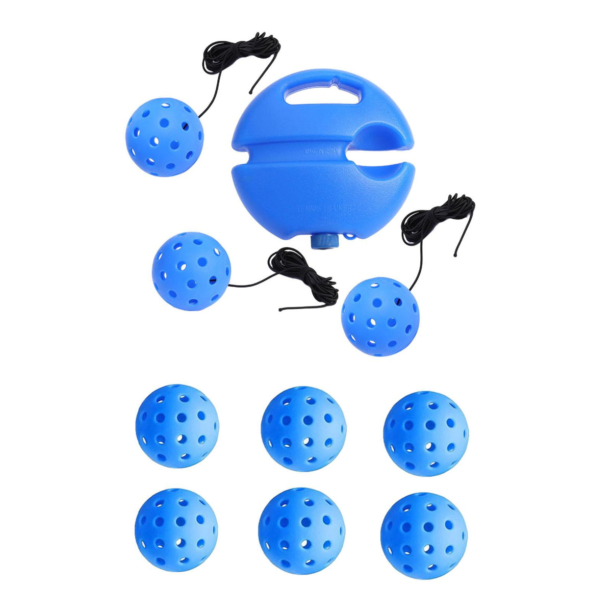 Maxbell Pickleball Trainer Practical Pickleball Training for Sports Exercise Outdoor Blue Ball