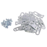 Maxbell 25pcs Alloy Heavy Duty Key hole Hangers Hanging Plate With Screw For Frames - Aladdin Shoppers