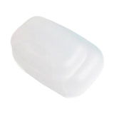 Maxbell Portable Soap Dish Box Vacation Travel Soap Cases Traveling Camping Soap Dish Transparent frosted