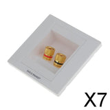Maxbell 7x2 Binding Post Banana Plug Audio Wall Face Plate 85mm
