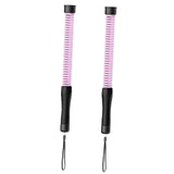 Maxbell Fitness Ropeless Battle Ropes Pair Portable Cardio Versatile Battle Exercise Pink