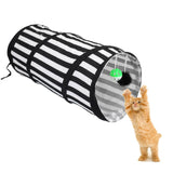 Maxbell Maxbell Pop Up Cat Dog Rabbit Puppy Play Tunnel Exercise Activity Toy Black White