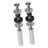 Maxbell Toilet Seat Bolts Non Slip Repair Easy Use Hardware Fastener Stainless Steel 2 Piece