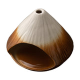Maxbell Palo Santo Holder Handmade Ash Catcher Smudge Bowl for Desk Yoga Dining Room Brown