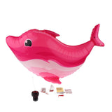 Maxbell Maxbell RC Inflatable Flying Dolphin Balloon Kids Children Remote Controlled Toy Creative Game Party Favors Birthday Gifts –Red