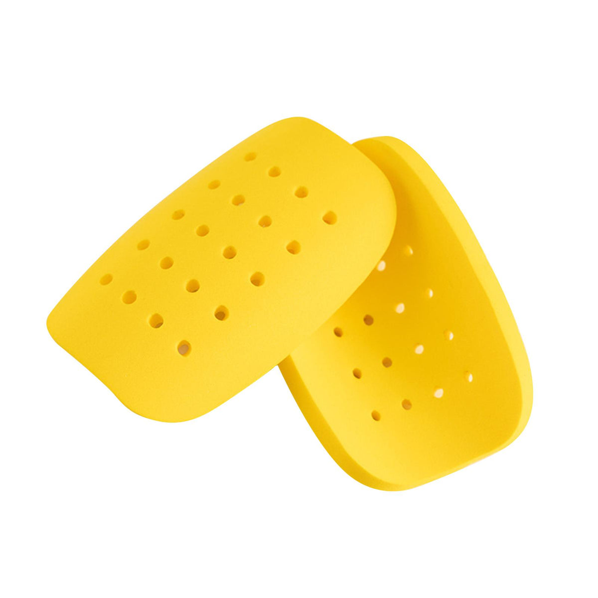 Maxbell 2Pcs Mini Soccer Shin Guards Shin Pads Protector Calf Guards Protective Gear Yellow