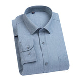 Maxbell Mens Long Sleeve Shirt Winter Breathable Wool Shirt for Walking Fishing Gift L