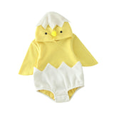 Maxbell Baby Hooded Romper Unisex Newborn Role Play Infant Halloween Chicken Costume 80cm