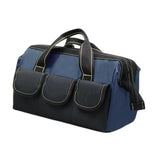 Maxbell 16 inch Wide Mouth Tool Bag for Mechanics DIY Enthusiasts Construction Worker Blue