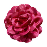 Maxbell Flower Brooch 3.94'' Floral Hair Pins for Women Decorative Elegant Lapel Pin Rose Red