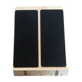 Maxbell Wooden Slant Board for Calf Stretching Nonslip for Home Gym Training Pilates