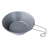 Maxbell Outdoor Camping Bowl Measuring Bowls Multipurpose for Hiking BBQ Backpacking Gray