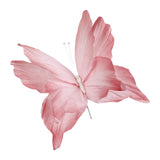 Maxbell Artificial Butterfly Decoration DIY Giant Butterfly for Wedding Bedroom Wall Pink