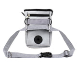 Maxbell Maxbell Dog Training Snack Treat Bag Pet Portable Waist Pouch with Buckle Belt Grey