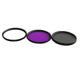 Maxbell 55mm Professional UV CPL FLD Lens Filter Accessory Kit for Canon Nikon Sony DSLR - Aladdin Shoppers
