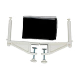 Maxbell Table Tennis Net Post Set Adults Table Tennis Net Rack for Indoor Match Home White