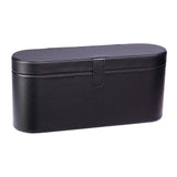 Maxbell 2Pcs PU Leather Hair Dryer Storage Box HD01 Fits Accessories Organizer Black