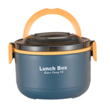 Maxbell Maxbell Adult Lunch Box Stackable Portable Insulated Lunch Container for Office Work Blue 1 layer