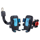 Maxbell Generic Bike Phone Mount Sturdy for Bicycle Mountain Bike Electric Motorbike Blue