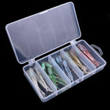 Maxbell 20pcs Jig Head Shad Swimbait Paddle Tail Worm Fishing Lures Soft Fish Baits - Aladdin Shoppers