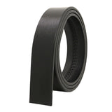 Maxbell 2xMen Belt Without Buckle 3.5cm Width Adjustable Holeless PU Leather Belt Black