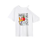 Maxbell Maxbell Women's T Shirt Summer Streetwear Short Sleeve Top for Vacation Trip Walking S