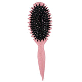 Maxbell Curly Hair Brush Portable Styling Brush for Detangling for Salon Home Travel Pink