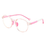 Maxbell 4xBlue-Light Blocking Glasses Spectacles Anti Eyestrain Kids Pink