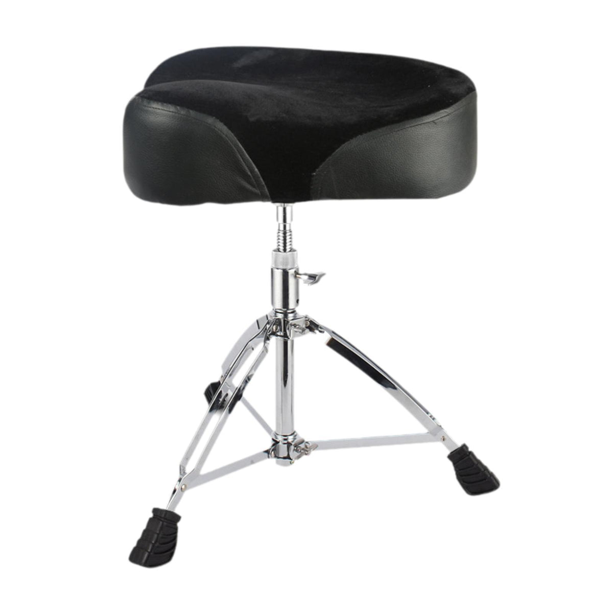 Maxbell Drum Throne Heavy Duty Drum Seat Stool for Sound Engineers Performers Adults Black