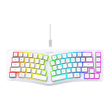 Maxbell Mechanical Gaming Keyboard Wired Accessories Ergonomic Rainbow Backlit white