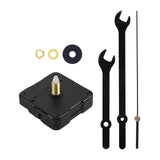 Wall Clock Movement Mechanism High Torque Kit for DIY Replacement Parts 18mm Shaft Black