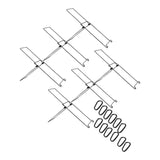 Maxbell Foldable Solar Board Holders Easy to Use Sturdy Accessories for Outdoor 6pcs