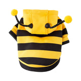 Pets Bee Halloween Costume Lovely Coat Comfortable Autumn Winter Cats Hoodies S