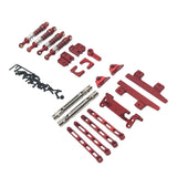 Maxbell RC Car Upgrade Spare Kits Sturdy Metal for 1/12 MN82 LC79 RC Vehicles RC Car red