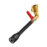 Maxbell Truck Air Tank Intake Connector Gas Storage Connection Pipe Air Tank Adapter Long Switch Valve