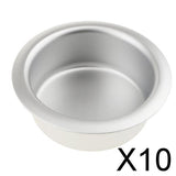 Maxbell 10xStainless Steel Cup Drink Holder Storage for Marine Boat Car Truck Camper RV
