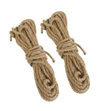 Maxbell 10M 6mm Sisal Rope Strong Rope Natural Jute String Burlap Twine DIY Pack of 2 - Aladdin Shoppers