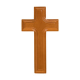 Maxbell Wooden Cross Easter Statue Christian Jesus Cross for Church Outdoor Entryway S