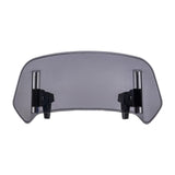 Maxbell Motorcycle Windshield Extension Riding Replacement Parts Extender Protection Gray