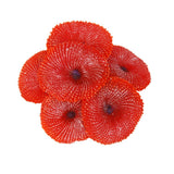 Maxbell 4xArtificial Coral Plant Fake Soft Ornament Decor For Aquarium Fish Tank Red