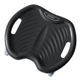 Maxbell Maxbell Non Slip Abdominal Plate Roller Trainer 4 Wheel Fitness Equipment Black