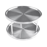Maxbell 2 Layer Lazy Turntable Turning Spice Rack for Bathroom Bedroom Kitchen
