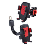 Maxbell Generic Bike Phone Mount Sturdy for Bicycle Mountain Bike Electric Motorbike Red