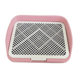 Maxbell Dog Potty Training Toilet Portable Puppy Pad Holder for Dormitory Home Bunny Pink