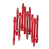 Maxbell Maxbell 10 Pieces 53mm 2BA Thread Aluminium Alloy Re-Grooved Dart Stems Shafts Red
