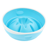 Maxbell Maxbell Dog Feeder Slow Eating Pet Bowl Durable Non-Toxic Healthy Design Bowl Blue_1