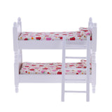 Maxbell 1/12 Dollhouse Miniature Furniture Children Bunk Bed Baby Cradle Bedroom