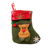 Maxbell Non-woven Fabric Christmas Stockings Xmas Decor Pendant Gift Bag Elk
