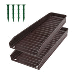 Maxbell Rain Downspout Splash Block Gutter Downspout Extensions for Lawn Garden Yard