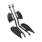 Maxbell Motorcycle Crash Guard Footboard Protector for Yamaha Xmax300 2018-2023 Black